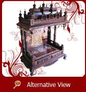 home temple design wood