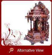 wood temple for home