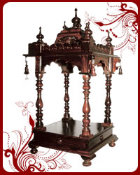 rosewood pooja mandapam