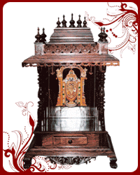 rosewood pooja mandir