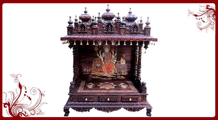 durga wooden mandir