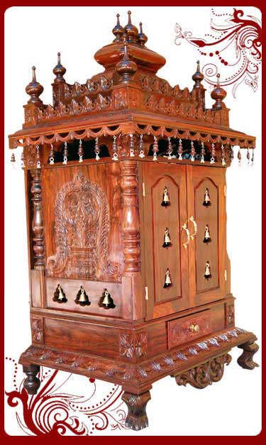 Wooden Pooja Temple Home Pooja Mandir Sale
