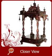 rosewood pooja mandapam