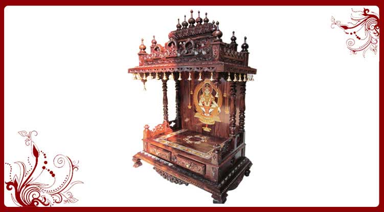 wooden pooja mandir home toronto