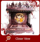 wooden pooja mandir phoenix