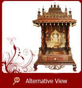 wooden puja mandir sale usa